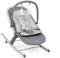 Ickle Bubba Stella Baby Rocker – Suitable from Birth to 9kg (Approx. 9 Months), Adjustable Bouncer with 3 Recline Positions, 5-Point Safety Harness, Breathable Mesh Liner, & Sensory Toys
