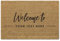 A1 Graphics Ltd Personalised Welcome Brush Door Mat Front Door Mat New Home Couple's Gift Family Name