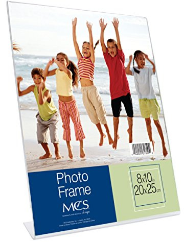 MCS 10 L x 8 W Inch Bent Acrylic Picture Frame, Vertical (31810)