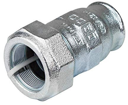 GEBO Raccord à compression Femelle fonte malléable galvanisée 2