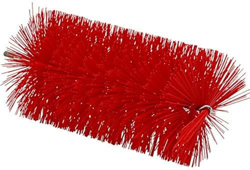 Vikan, Red Tube Brush,for Flexible Handles,3.5, 5391