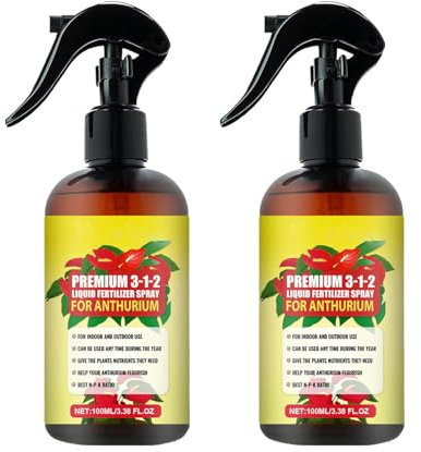 OralGos Anthurium Spray Engrais brumisateur concentré pour la santé des feuilles et les nutriments pour le jardinage