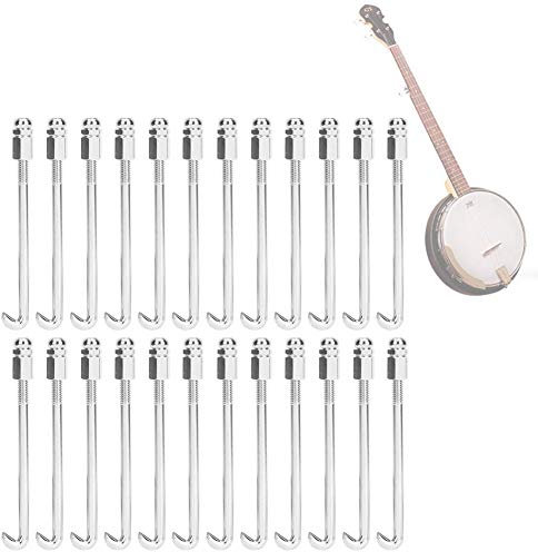 24-teiliges Banjo-Haken-Set, hochwertige Banjo-Spannhaken, vielseitig einsetzbar für Musiker und Musikliebhaber
