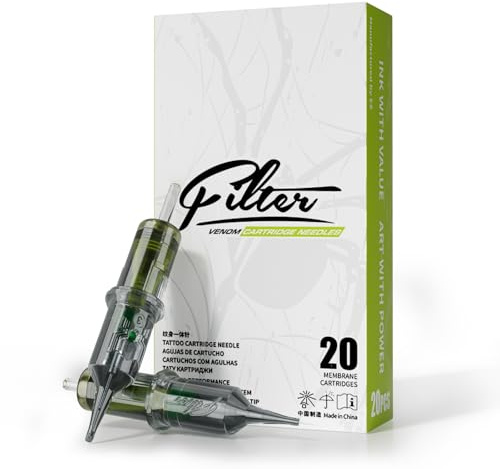 EZ Nål Tatuering - 20 st #12 (3RL) Standard Round Liner Nål Tattoo Tattoo Patronnålar för tatueringsmaskin - Venom
