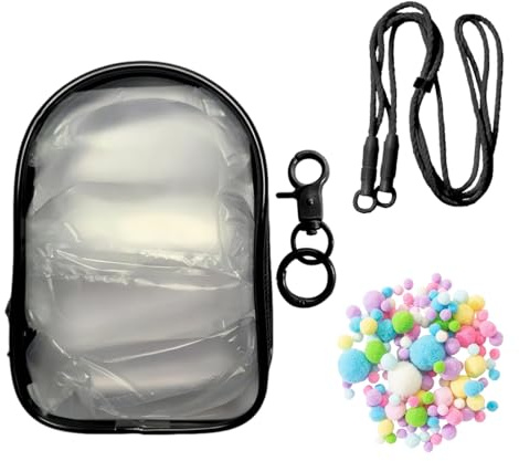 NHQZ Sac à dos labobo avec fermeture éclair,labobo vetement,sac à dos labobo avec bandoulière et boucle,pochette de poupée,accessoires pour poupées labobo(Noir)