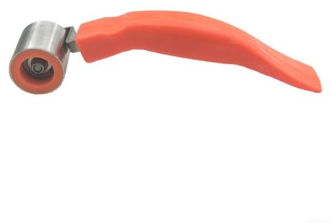 Jotekonoby 33mm Steel Seam Roller for Wallpaper - Stainless Steel Pressure Smoothing Tool with Anti-Slip Handle, Edge Trimming Flat Seam Roller for Home & Car