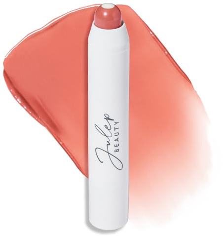 Julep It's Balm Full Coverage Lip Crayon (Nectar Pink Creme) Hydrating, Nourishing Lip Colour - Smooth, Highly Pigmented, Semi-Gloss Finish - Buildable Lipstick with Nourishing Vitamin E Lip Balm Core