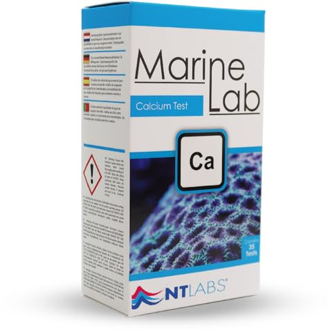 NT Labs Marine Lab Calcium Test Kit, Marine Aquarium Water Testing Kit, Accurate Results (Contains up to 35 Tests)
