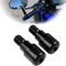 2pz Moto CNC Bilanceri Manubrio Contrappesi Per MT-01 MT01 MT03 MT-03 MT07 MT-07 MT09 MT-09 MT10 MT-10 SP MT125 MT-125 (Nero)