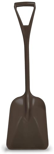 SPARTA Sanitary Shovel, 10 x 13.75 Polypropylene, Brown