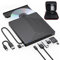 ORIGBELIE Externer DVD-CD-Brenner, externer CD-DVD-Player, USB 3.0 mit 4 USB-Anschlüssen und 2 TF/SD-Kartenleser, schlankes externes CD/DVD-Laufwerk für Laptop PC Windows 11/10/8/7 Linux OS mit Box