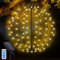 Acxilexy Solar Lichterkette Aussen, 120LED Lichterkette Kugeln, Ø 30 CM LED Dekokugel, Wasserdicht Solarlichterkette Kugeln Faltbares Kugellicht für Garten Weihnachten Balkon Hochzeit Deko