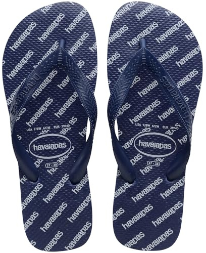 Havaianas - Top Logomanía Essentials, Chanclas Cómodas, Duraderas y Ligeras, Detalles de Logos en la Suela, Adultos Unisex