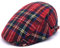 RICHTOER Newsboy Cap Beret Men Women Flat Caps Summer Cotton Plaid Hat Outdoors