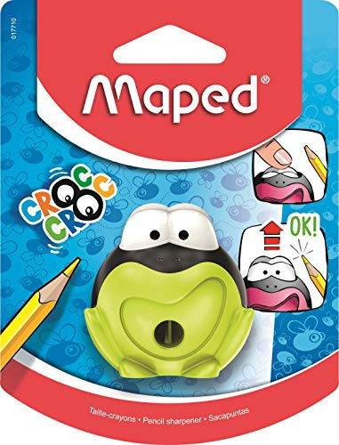 Maped Croc Croc Signal pennvässare med tank - för barn från 3 år - lekfull och innovativ - grodform - 1 hål - grön