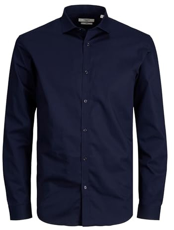 Jack & Jones män, unisex Jprblacardiff Shirt L/S Noos Långärmad topp