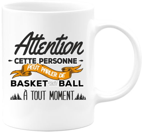 quotedazur - Mug Cette Personne Peut Parler De Basket-Ball À Tout Moment