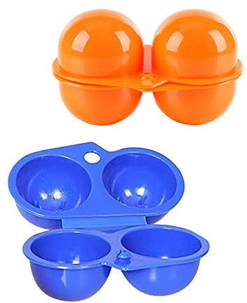 YYAOGAGNG 2Pcs Egg Box Shockproof Folding Plastic Egg Storage Tray Box Container for Outdoor Camping Picnic BBQ Hiking School