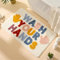 Freyamy TPR rutschfest Badteppich für Kinder,Weicher Plüsch Mikrofaser Badezimmermatte Super-saugstark Kurzer Plüschteppich,Wash Your Hands Badematte,Waschbar für Küche Fußmatte(50x80CM)