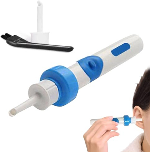 Aspirateur D'oreille Électrique Avec Lumière LED, Kit De Retrait De Cérumen, Nettoyeur Oreille Électrique Pour Élimination Du Cérumen Rechargeable, Nettoyeur Oreilles Pour Enfant Adultes