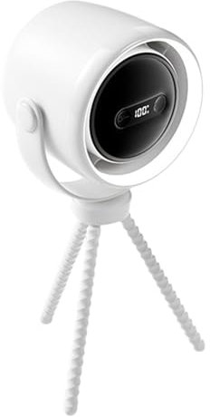 Fan Pram - Clip En El Ventilador Del Cochecito | Costilla Portátil Recargable De 100 Velocidades Con Luz | Benevolencia De Enfriamiento De Escritorio Con Trípode Flexible | Fans De Cochecito Y