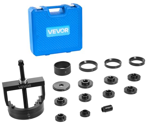 VEVOR Kit de Montage et de Démontage de Roulements et Moyeux de Roue, Compatible avec la Plupart des Véhicules à Traction Avant, Extracteur de Roulement de Roue Avant, Remplacement Facile, Atelier