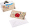 Amscan 9902127 - Einladungskarten Pirat mit Umschlägen, 8 Stück, Größe 14 x 8 cm, Schatzkarte, Seeräuber, Einladung, Geburtstag, Kinderparty, Mottoparty, Party, Karneval, Beige