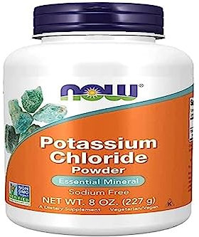 Now Foods, Potassium Chloride Powder (poudre de chlorure de potassium), 227 g, végétarien, potassium