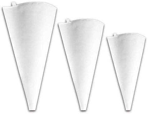 JOCXZI Professioneller Spritzbeutel, groß, 40/35/30 cm, Spritzbeutel, wiederverwendbar, mit Baumwolle beschichtet, Sahnebeutel zum Dekorieren von Gebäck, Kuchen, geeignet zum Backen zu Hause