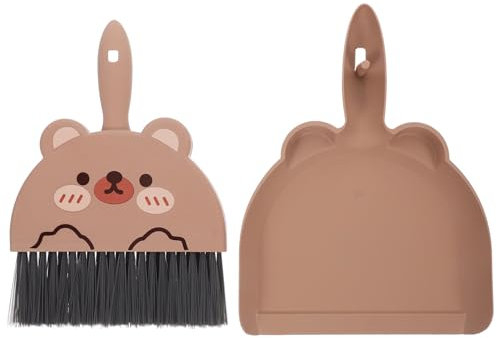 HOLIDYOYO Dining Table Dustpan Brush Set Sweeper Cleaning Tool Desk Cleaner Brush