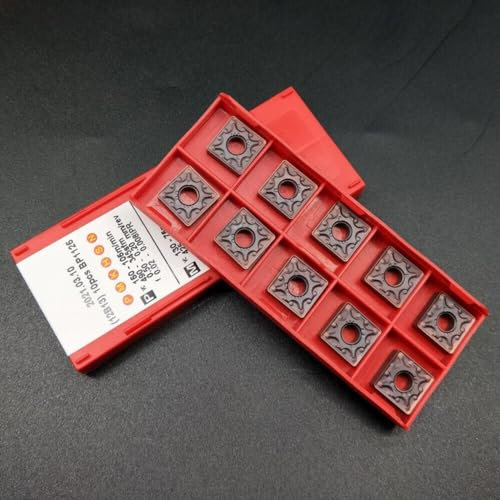 Lot de 10 inserts en carbure SNMG120408-MA SNMG432, fraises CNC, outils de tournage pour semi-finition et finition en acier