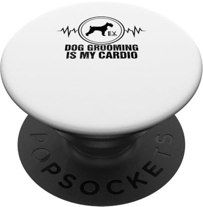 Hundepflege ist mein Cardio | Hundefriseur PopSockets mit austauschbarem PopGrip