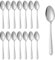 HJYDGJ Juego de 36 cucharillas de acero inoxidable, cucharas de café, cucharas de postre, cucharas de espresso, cucharas pequeñas, pulidas con espejo, aptas para lavavajillas