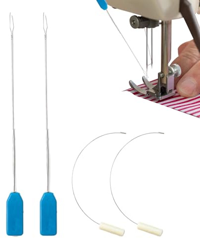 Overlocker Threading Tool - Serger Looper Threader, Needle Threader for Overlock Machine | Easy Device for Serger Looper and Machine Needle, Practical Portable Threading Aid for Sewing Machines