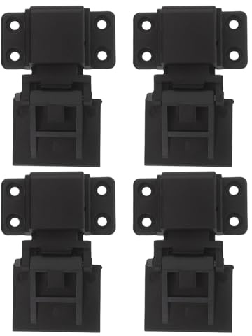 DIYEAH 2 Pares de Bisagras de Repuesto para Tocadiscos. Reparación de Bisagras de Plástico para Tocadiscos. Accesorio Esencial.