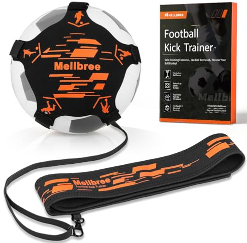 Mellbree Football Kick Trainer Birthday Gift (Ball Not Included) | Adjustable Waist Belt | Skills & Control Trainer | Football on a String for Kids & Adults Practice Training Equipment