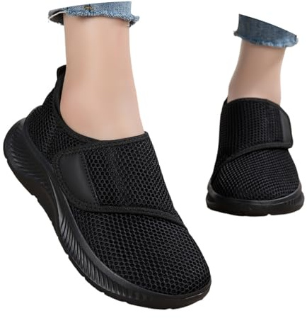 Chaussures Femmes Hommes légères Larges Marche Respirantes orthopédiques Sandales Pantoufles Seniors santé