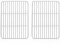 Cooling Rack Set of 2, Herogo Stainless Steel Wire Grill Rack for Baking Roasting Cooling, 22 x 16 x 1.5cm, Small Rectangle Oven Shelf for Cake Cookie Bread, Oven Safe & Dishwasher Safe