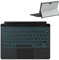 Qulose Funda de teclado para Surface Go 3 / Surface Go 2 / Surface Go, retroiluminación de 7 colores, teclado Bluetooth desmontable magnético con trackpad, teclado recargable para Surface Go, color