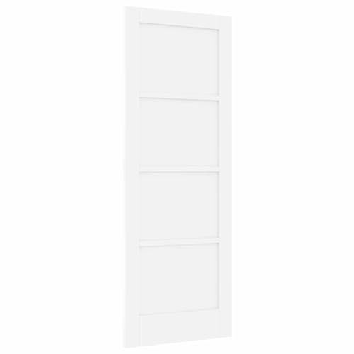 vidaXL Inredningsdörr 73,5 x 198,5 cm Plywood Vit