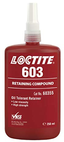 Loctite 603X250ML LOC 603 Retaining Compound, 250 mL