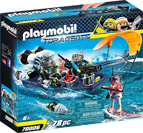 Playmobil Bateau avec harpon S.H.A.R.K Team