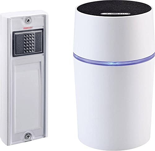 Grothe 43561 Funkgong Komplett-Set, Weiß/Schwarz