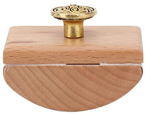 Agatige Sello De Caligrafía, Herramienta De Secado Rápido De Tinta De Sello De Absorción De Tintas De Madera Tinta Secante Herramienta De Secado Rápido Para Escritura Con Pluma Estilográfica (Marrón)
