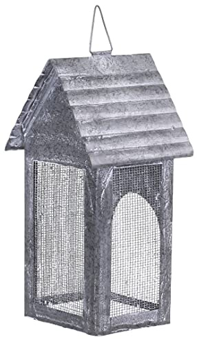 Chic Antique Lichthaus Fil de Fer stormlykta värmeljushållare ljushus lykta H 23,5 cm shabby chic