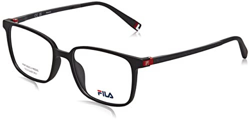 Fila Quadratisch Injected Brillen in Full Matt Grey für Jungen, Brille mit Sehstärke, optional mit Sonnenbrillen tönung oder Blaulichtfilter (Modell VFI489L)