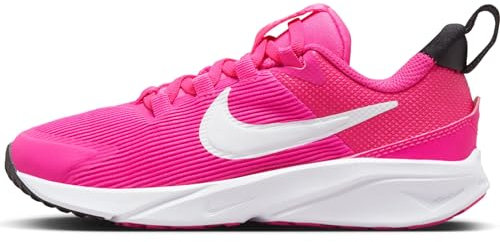 Nike Star Runner 4 Nn (Ps) Sneaker, Fierce Pink White Black Playful Pin, 28.5 EU