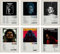 BDSHUNBF Juego de 6 Pósteres Portada de álbum de Música The Weeknd, Cubierta de álbum, Póster de Música, Lienzo Estético, Arte de Pared para Niñas y Niños, Sala de Estar Dormitorio 8 x 10 Pulgadas