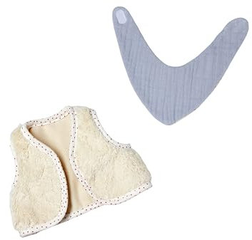 Käthe Kruse Weste mit Halstuch I Zusatzkleidung für Waldorf Nanas und Spielpuppen I Hilft Kindern, das Konzept Kleidung zu verstehen