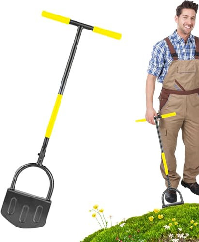 Manual de cortadores, cortabordes,Cortador de bordes para paisajismo | Cortador de borde de acera de jardín con mango en T, herramienta de corte de borde de paisaje para acera, , patio